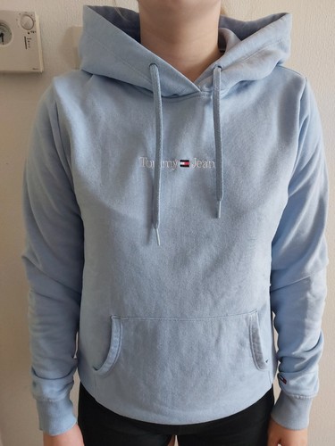 Sweat tommy jeans bleu ciel - bleu,