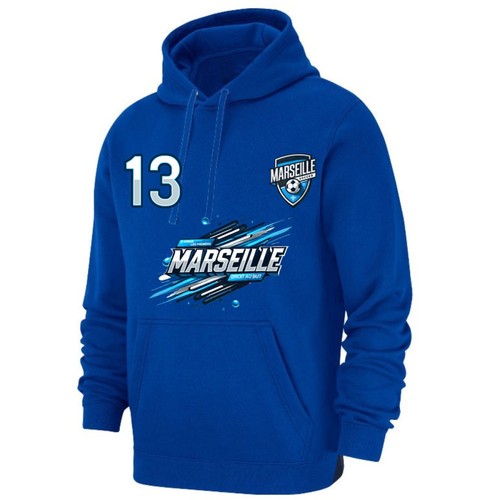 Sweat capuche homme bleu - à,